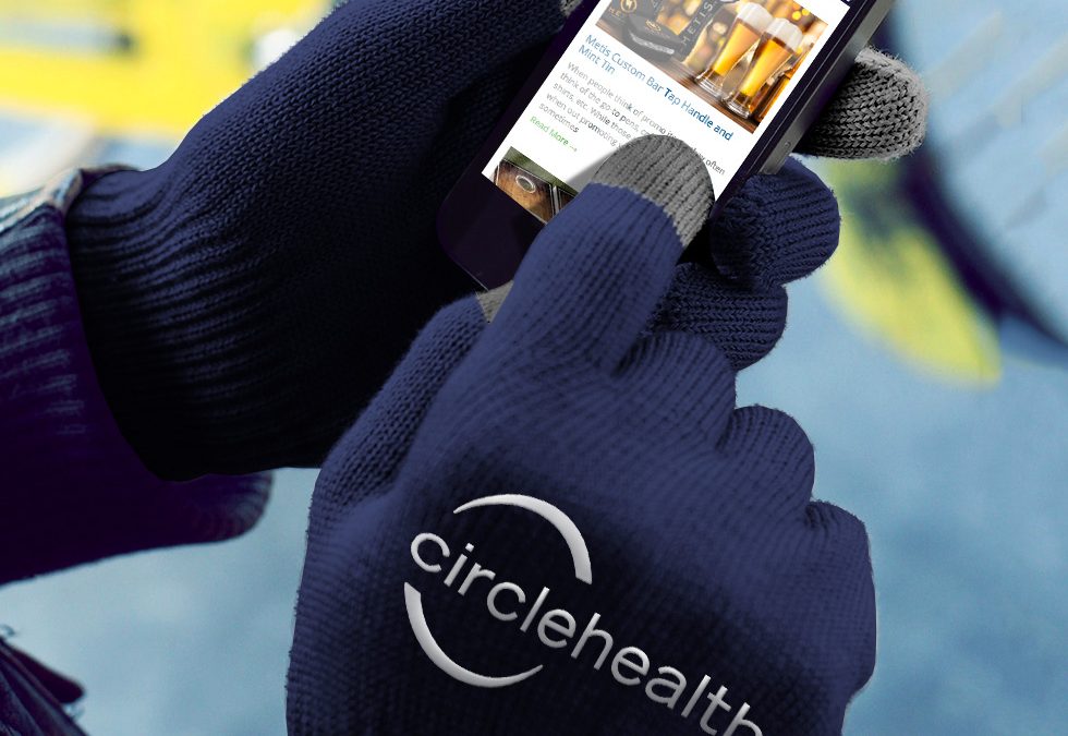 Lowell General CircleHealth Smartphone Gloves