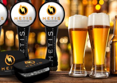 Metis Custom Bar Tap Handle and Mint Tin