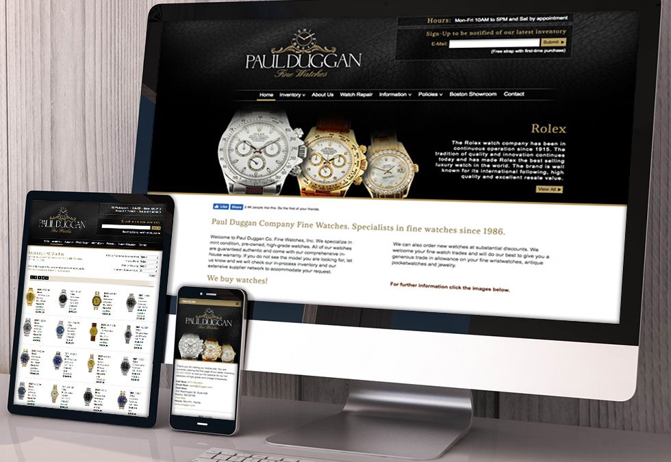 Paul Duggan Fine Watches Website
